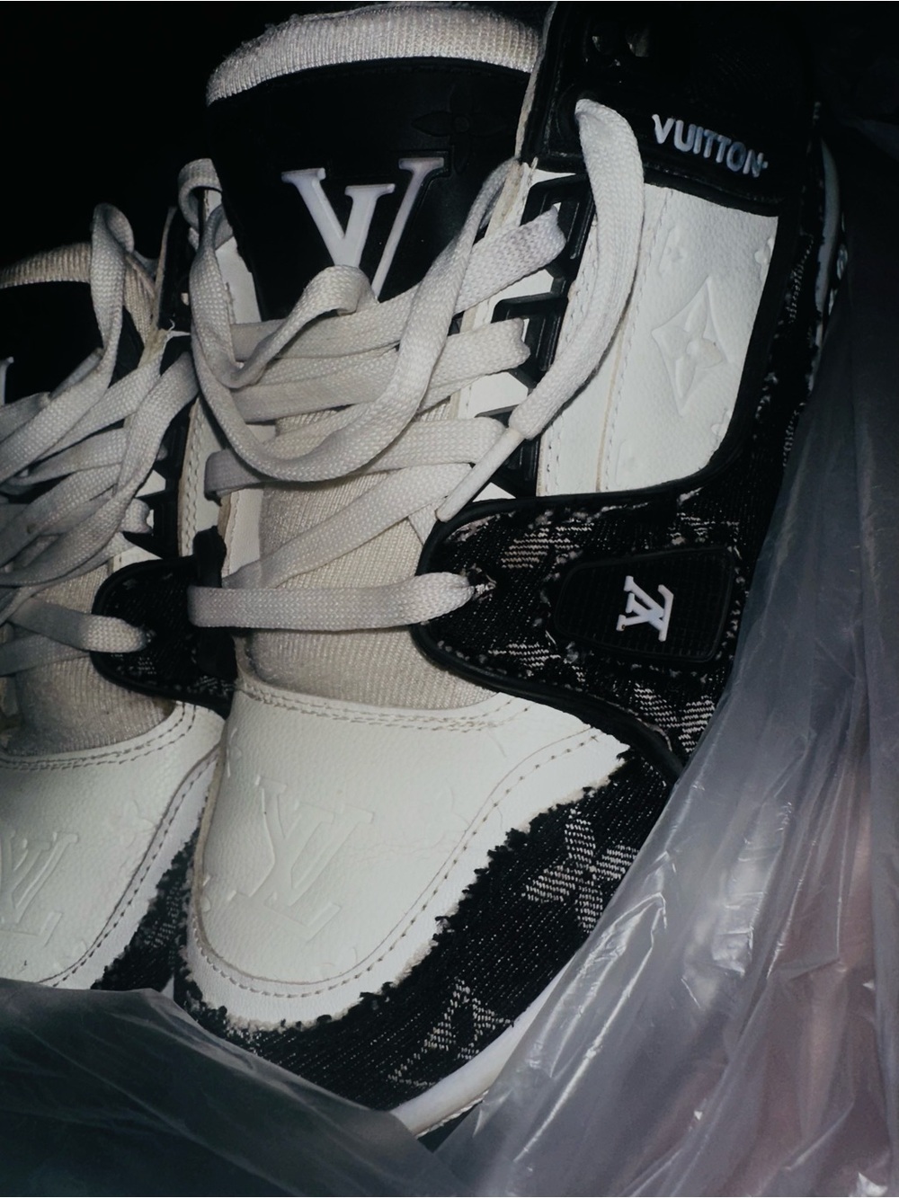 Louis Vuitton LV Trainer White and Black Sneaker